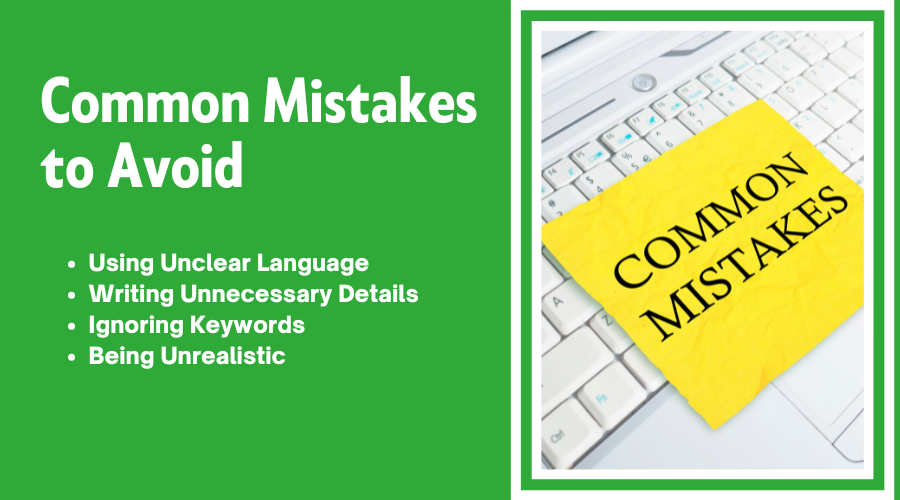Common Mistakes to Avoid when writing Job Descriptions for Agency Roles