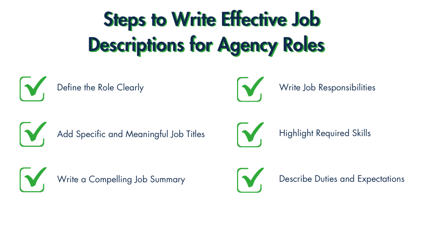 Steps to Write Effective Job Descriptions for Agency Roles