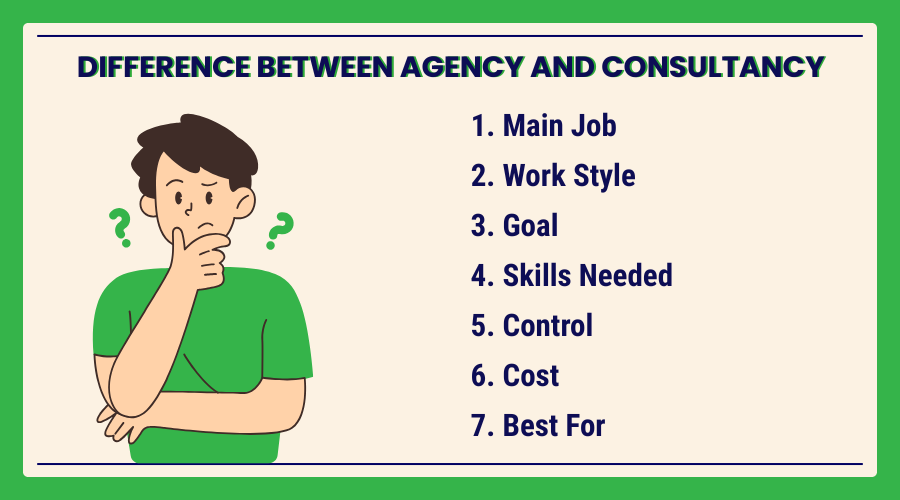 Difference Between Agency and Consultancy